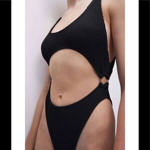 Good American ALWAYS FITS MONOKINI Swimsuit Green (Chartreuse)4 NWT in packaging